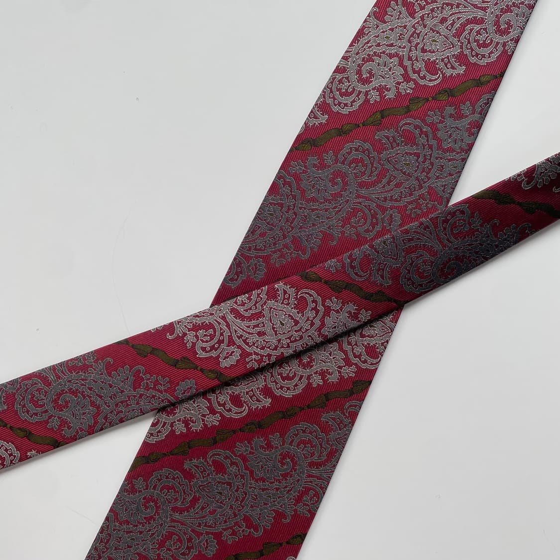 BALENCIAGA 발렌시아가 페이즐리 정품 명품 넥타이 상품이미지3