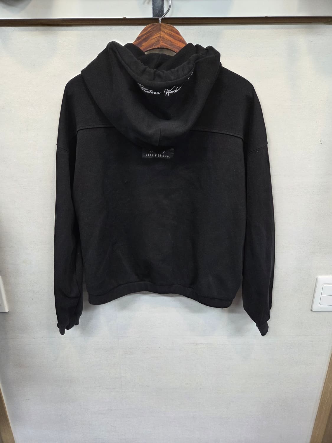 라이프워크 와펜 라독 오버핏 후드집업 프리 상품이미지2