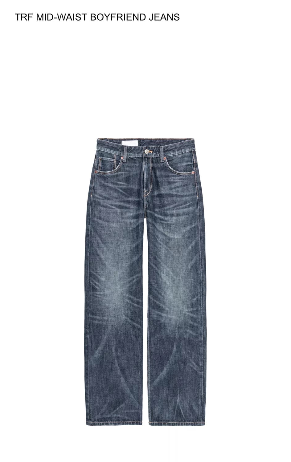 자라 청바지 TRF MID-WAIST BOYFRIEND JEANS  상품이미지1