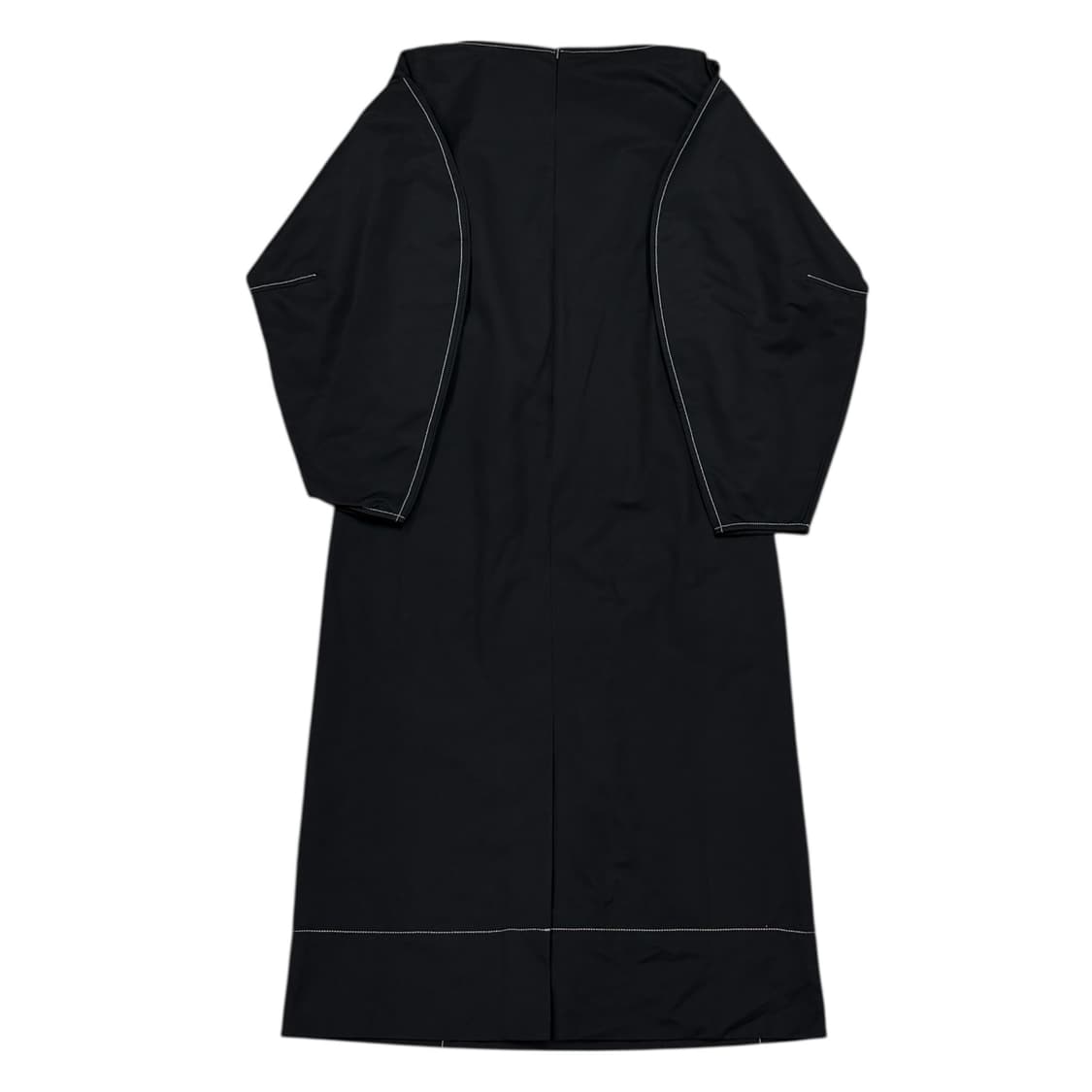 아이아이 스티치 퍼프 맥시 드레스 원피스 블랙 상품이미지2