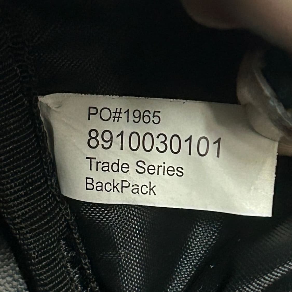 칼하트 트레이드 시리즈 백팩 블랙 상품이미지7