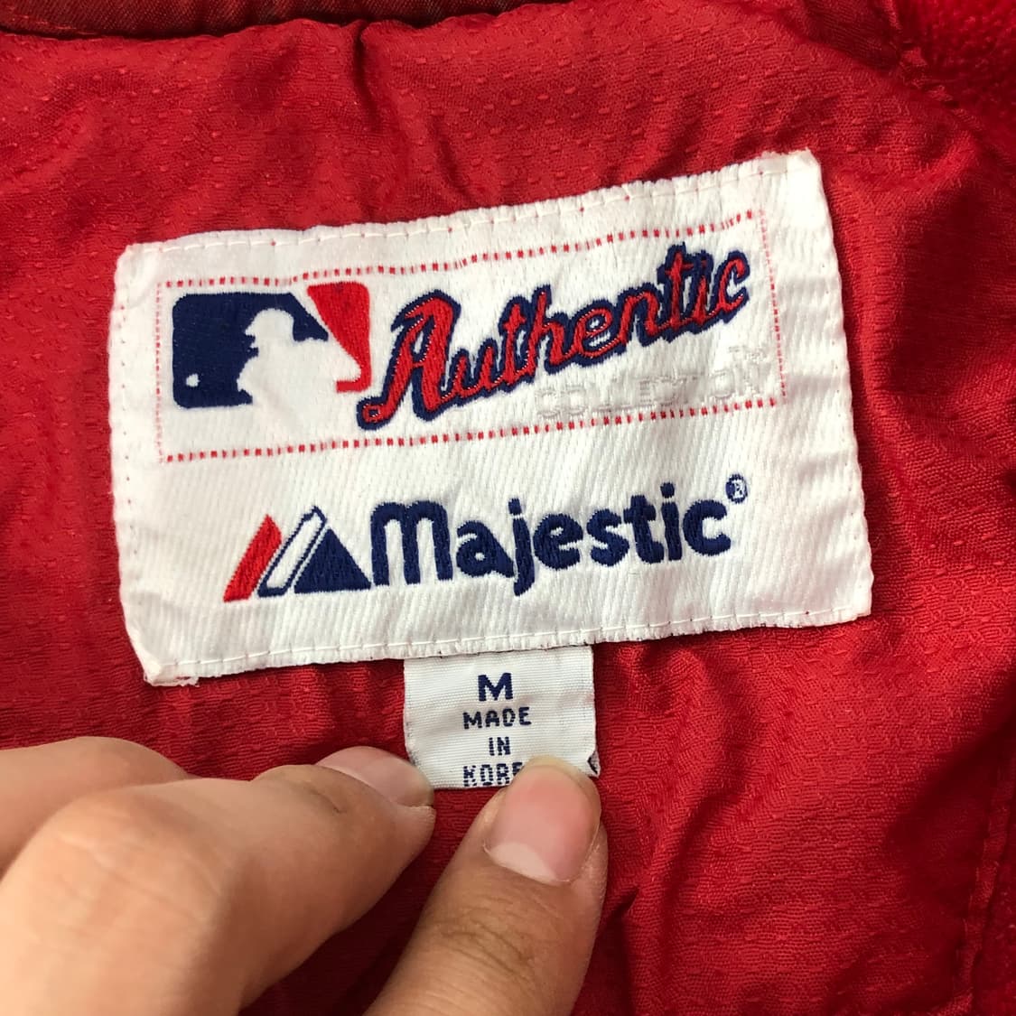 M(XL) 마제스틱 보스턴 레드삭스 바시티 자켓 상품이미지7