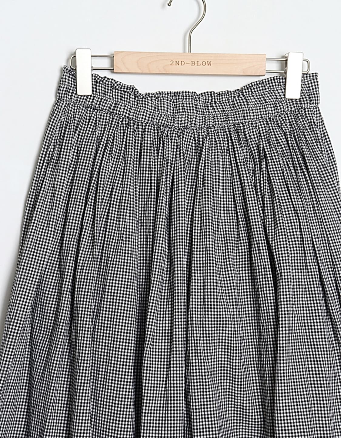 Non Check Gather Skirt (27~28) 상품이미지5