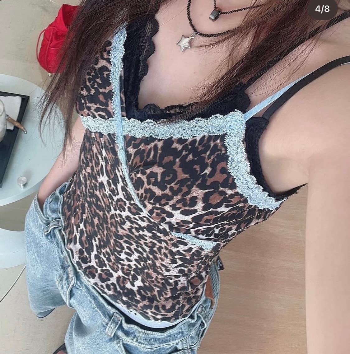 더미스테리어스호텔 레오파드 나시 상품이미지1