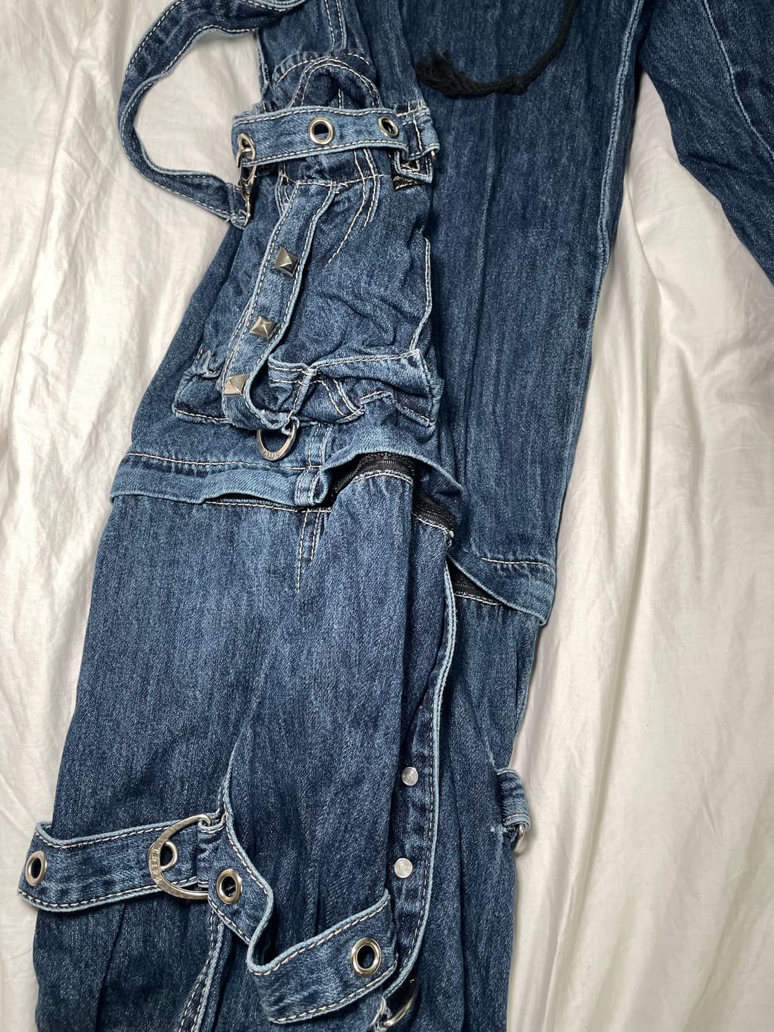 Tripp NYC denim strap pants 트립뉴욕 레이브 청바지 상품이미지7