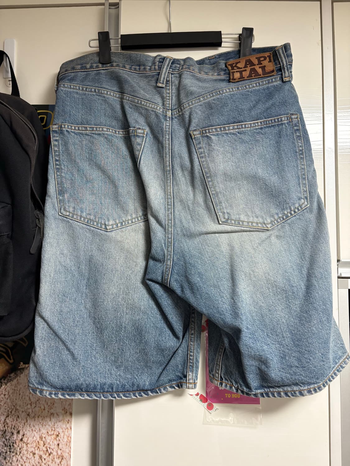 캐피탈 14온즈 데님 잼스톤 숏 팬츠 34사이즈 상품이미지3