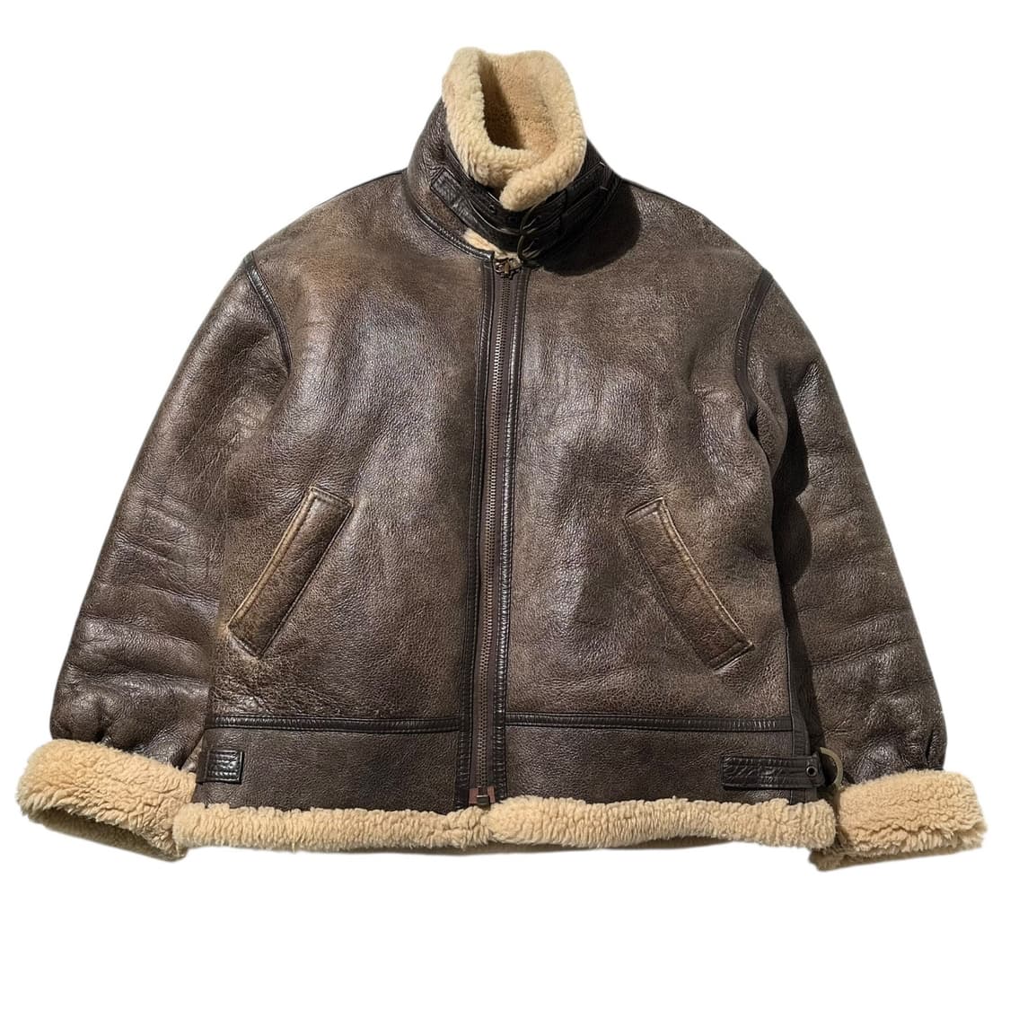 오리지널 B-3 램스킨 시어링 무스탕 봄버 자켓 상품이미지2