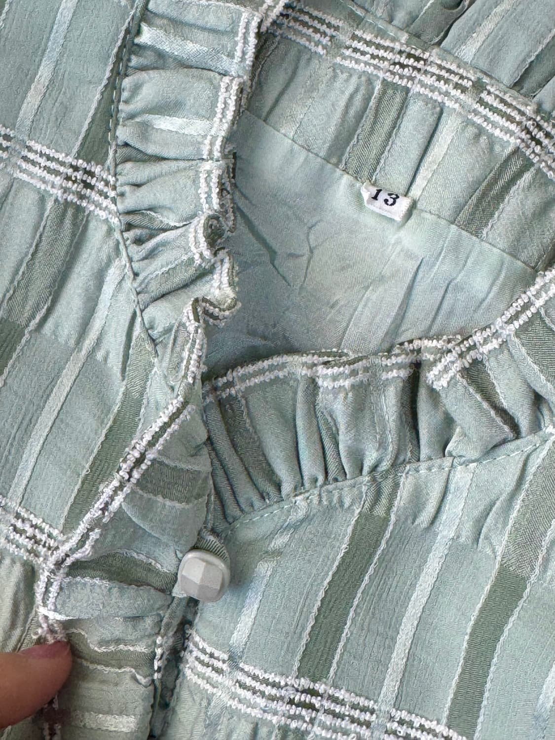 프릴넥 플리츠 원피스 모리걸 하구미 상품이미지5