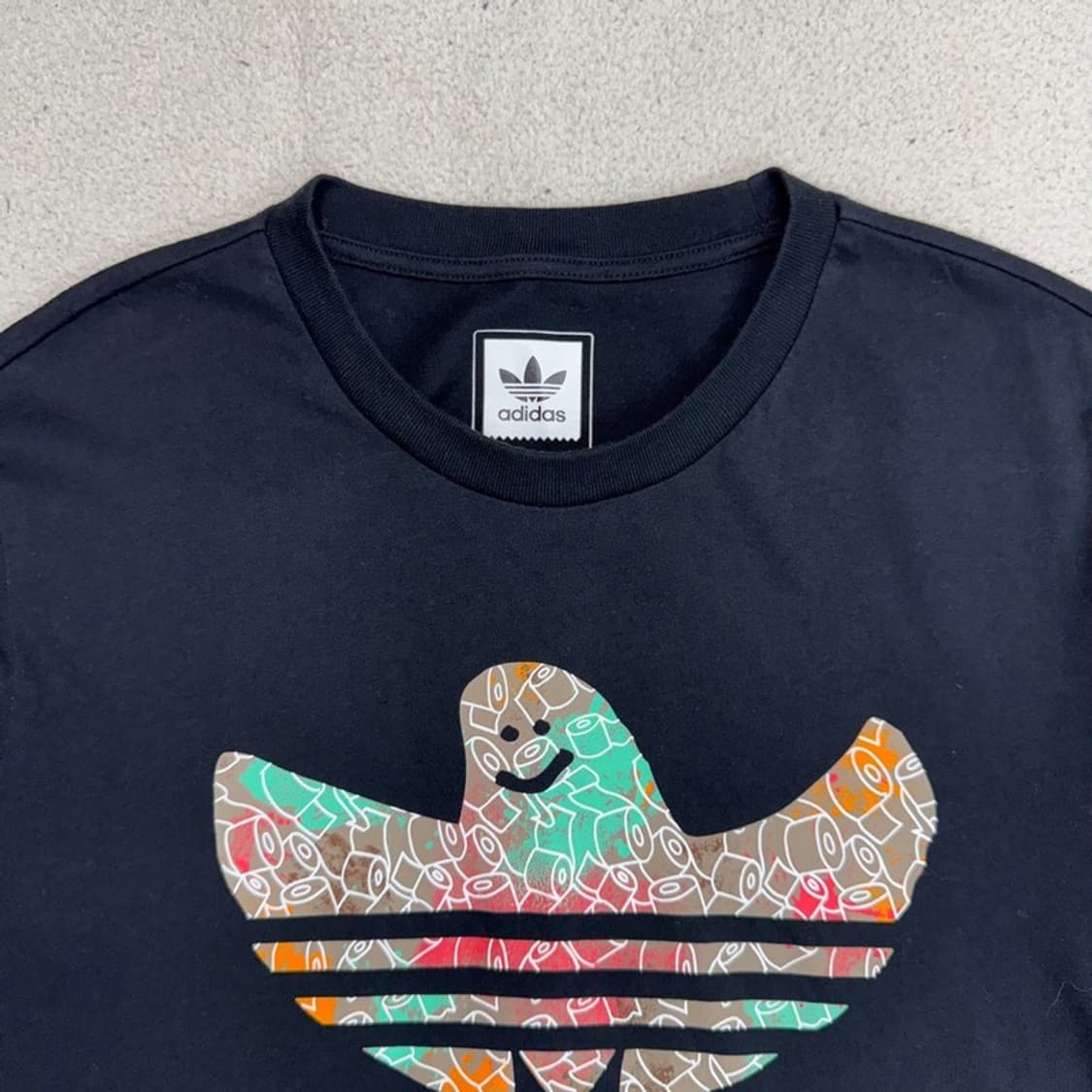 ADIDASxMark Gonzales 빅 로고 반팔 티 L 상품이미지2