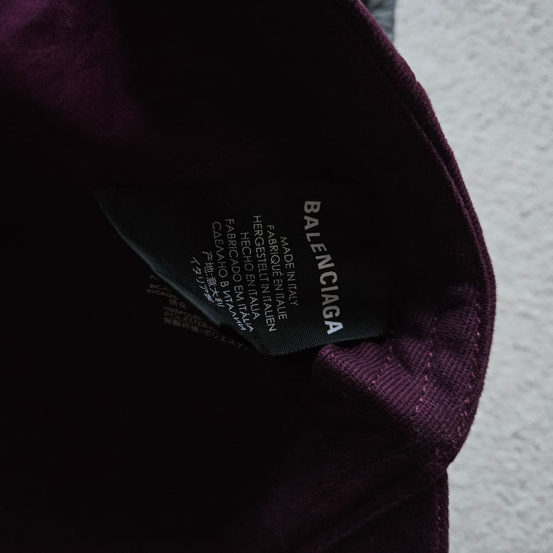 발렌시아가 로고 자수 클래식 볼캡  상품이미지6