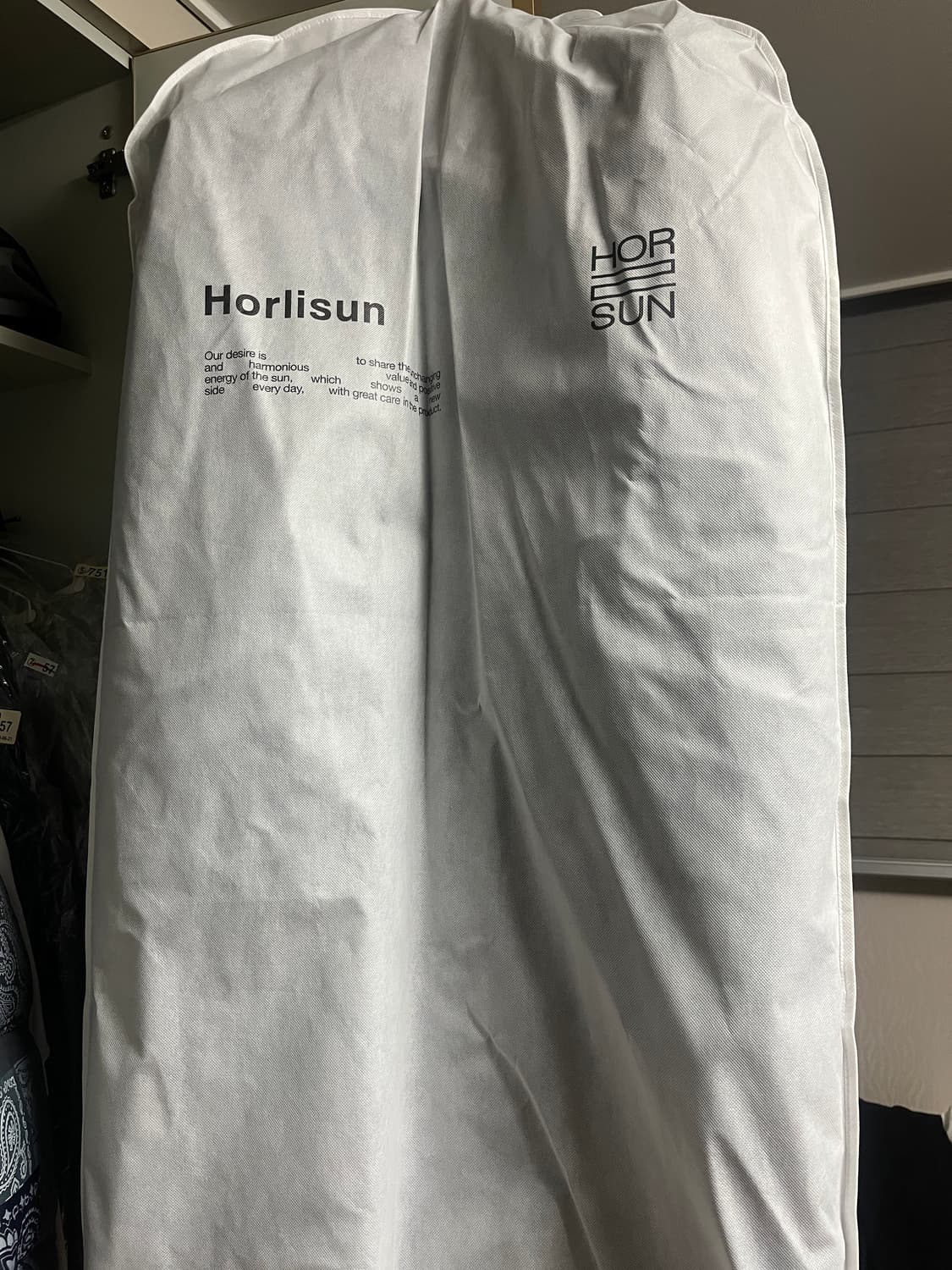 (택O/새상품)홀리선 22fw 윈터포트 울코트 차콜그레이 M 상품이미지4