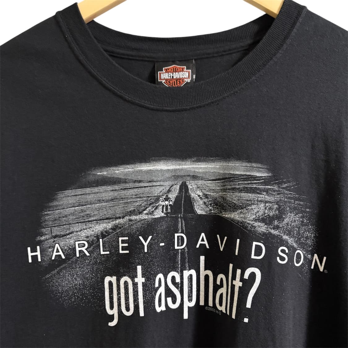 빈티지 할리데이비슨 “Got Asphalt?” 티셔츠 상품이미지3