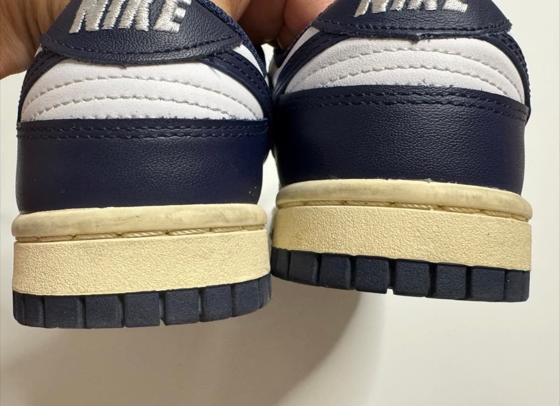 (W) 나이키 덩크 로우 빈티지 미드나잇 네이비 220 상품이미지2