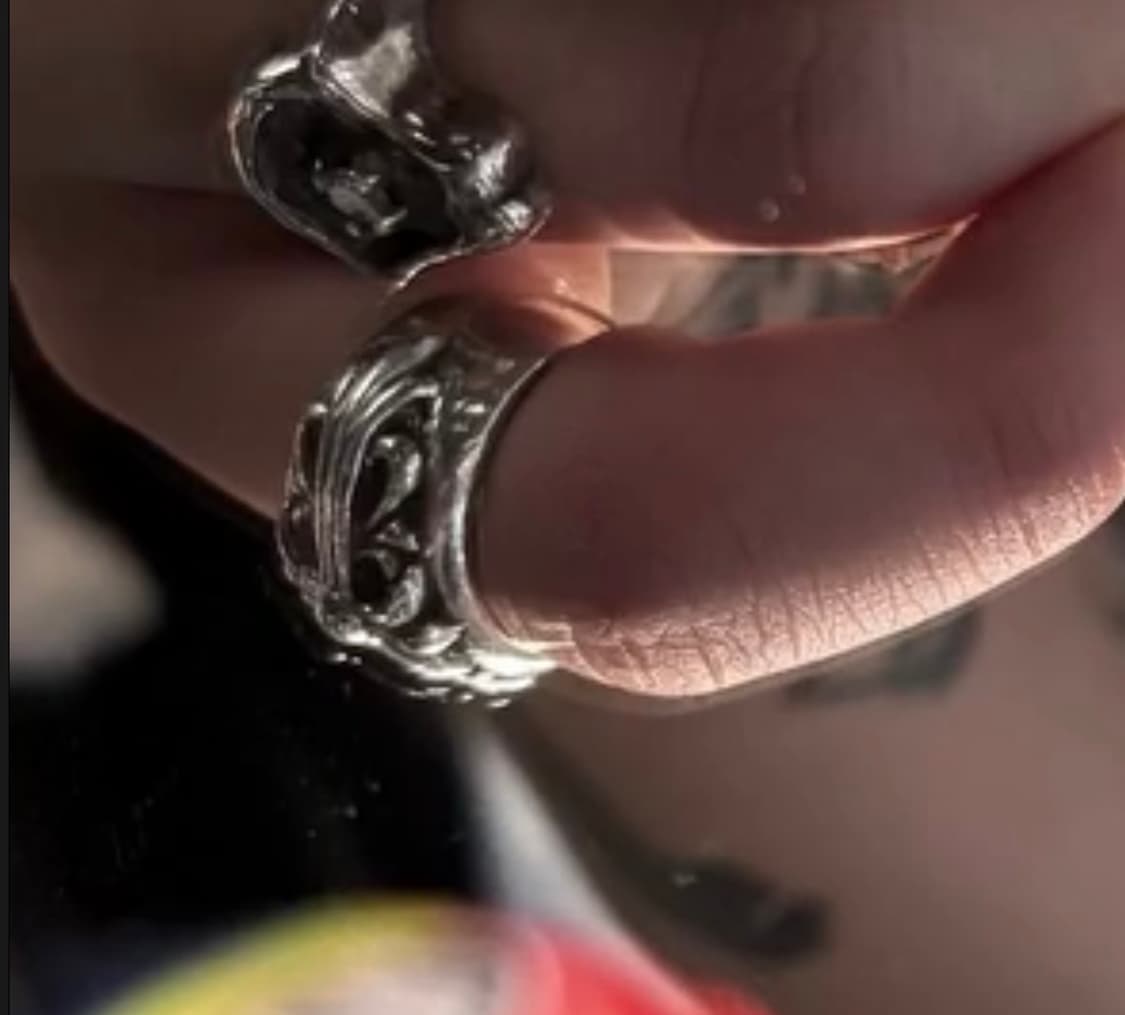 Chrome hearts floral ring 상품이미지1