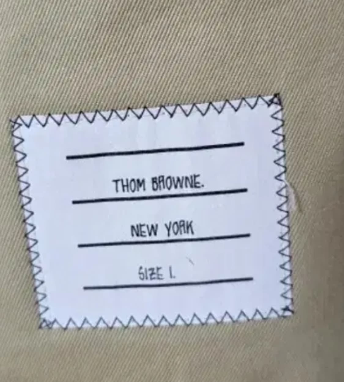 톰브라운 정품 트라이콧 사선 삼선 쟈켓(1사이즈/95~100) 상품이미지7