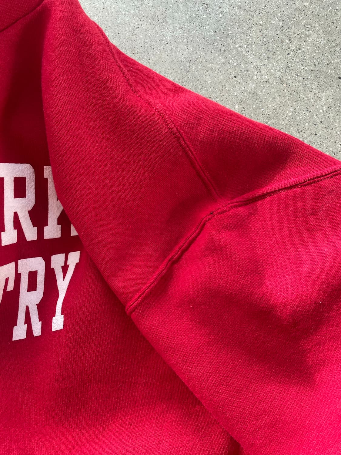 빈티지  러셀 애슬레틱 후드 레드(화이트) 상품이미지7