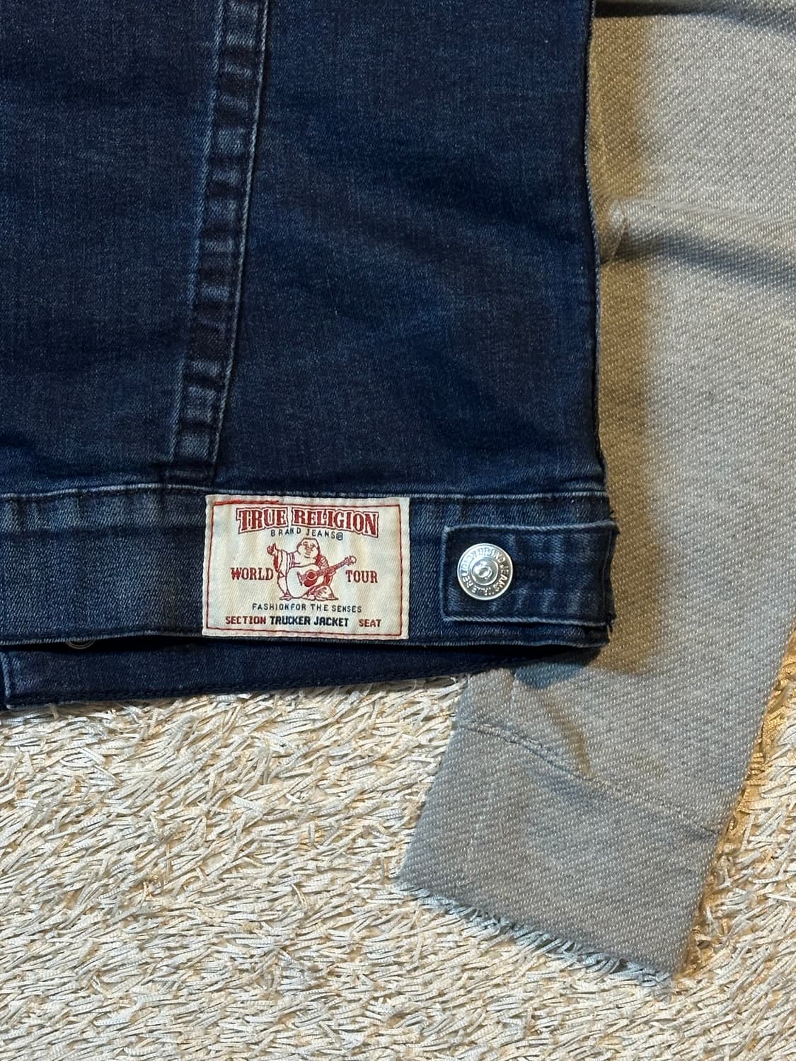 트루릴리전 TRUE RELIGION 투포켓 후드 데님 자켓 상품이미지5