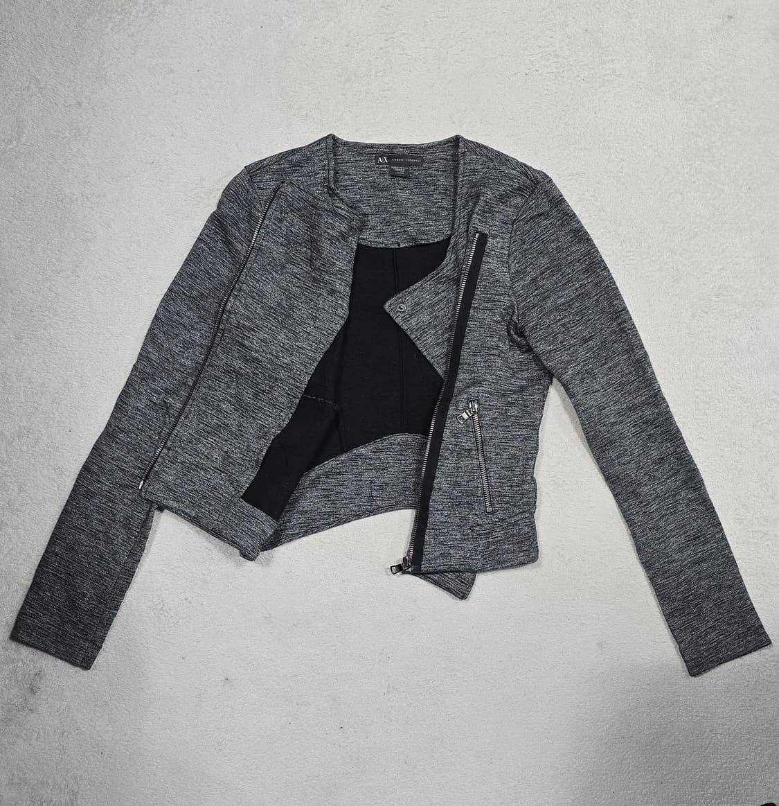 아르마니 익스체인지 사선 집업 자켓 XXS 상품이미지4