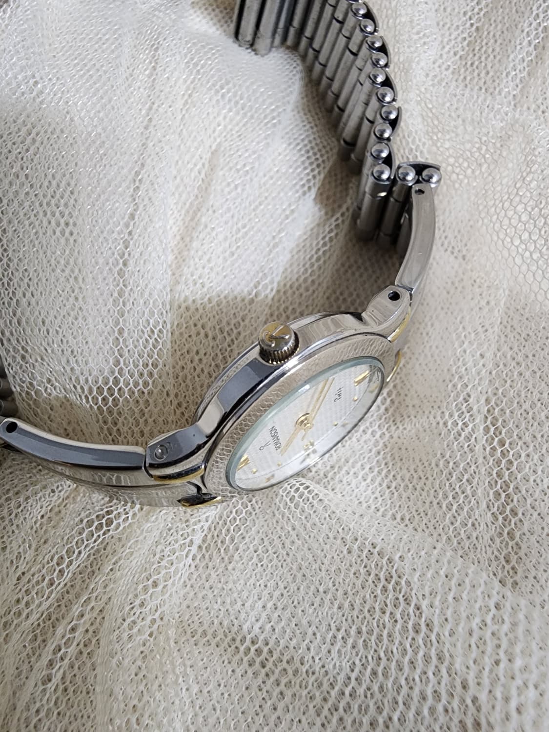 로만손 메탈 콤비 시계 여성용 상품이미지4