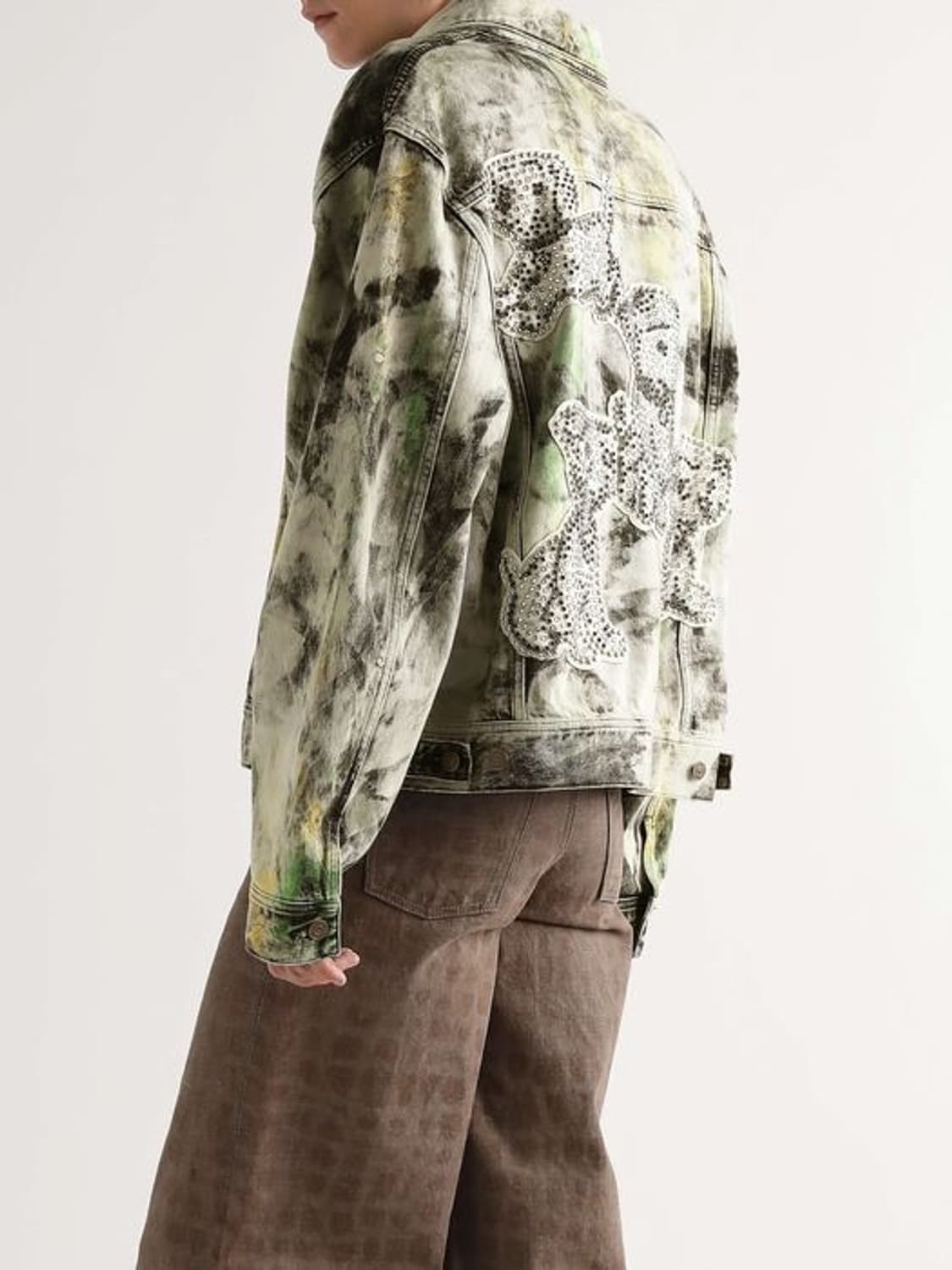 [NCT 착용] 셀린느 22ss 크리스탈 퍼피 데님 자켓 상품이미지2