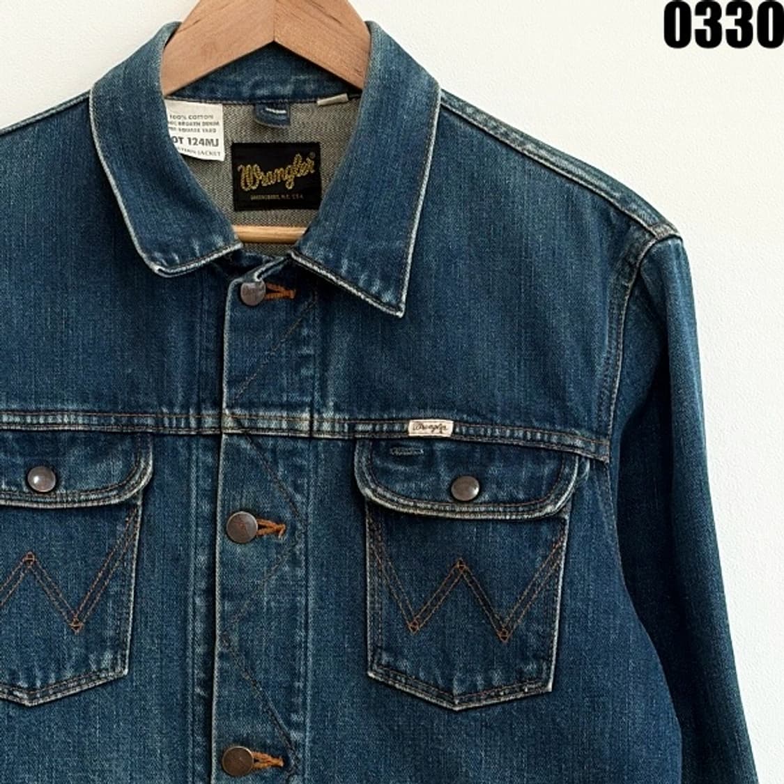 랭글러 Wrangler 124MJ 웨스턴 데님 자켓 L 0330 상품이미지2