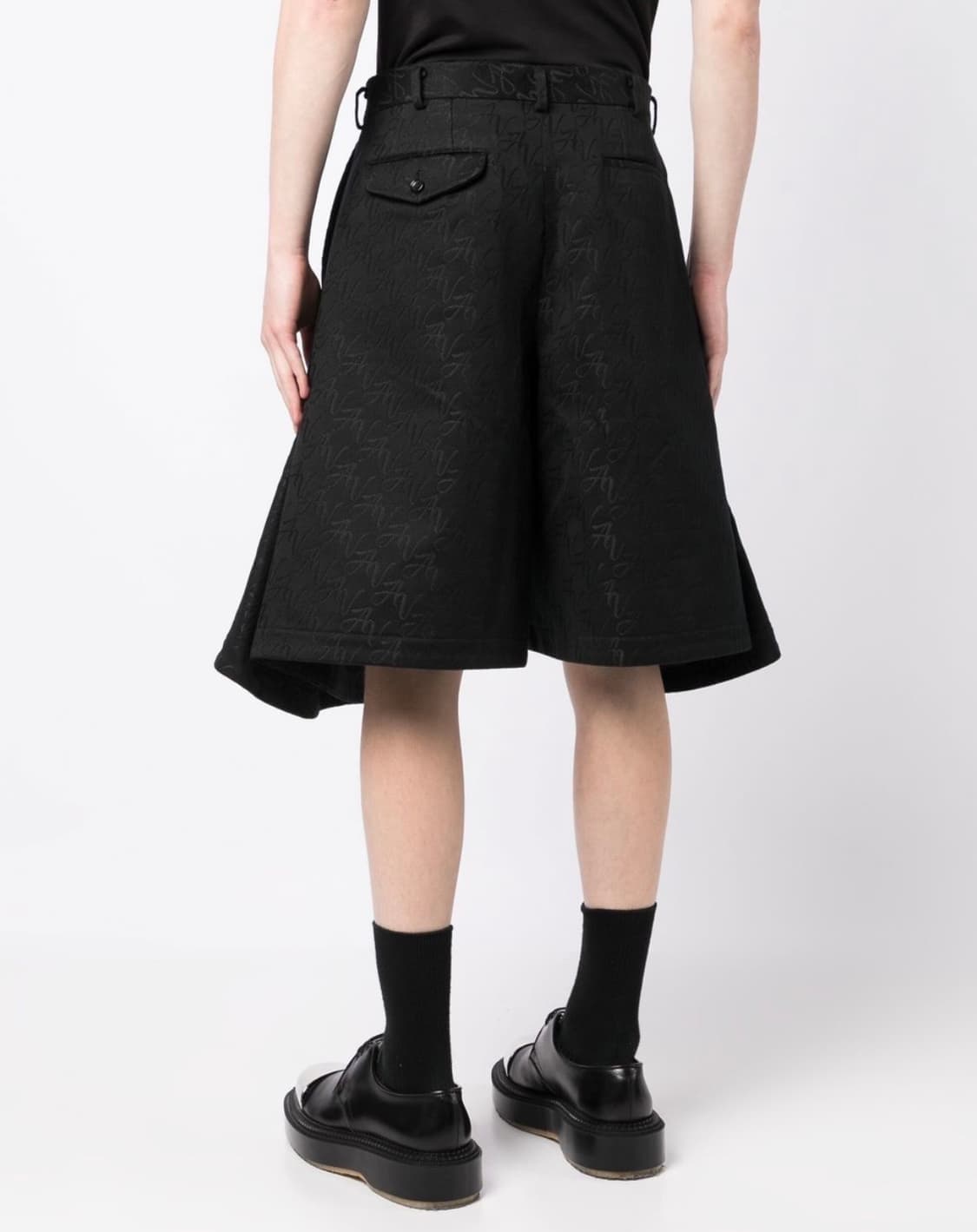 23ss 꼼데가르송 옴므플러스 아방가르드 플레어 버뮤다 팬츠 L 상품이미지3