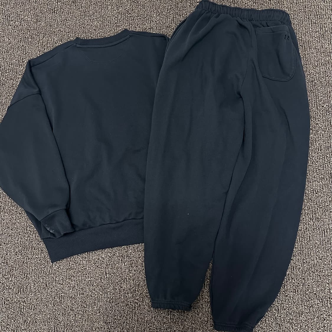 언더아머 맨투맨 추리닝 바지 트레이닝 세트 블랙 M 상품이미지5