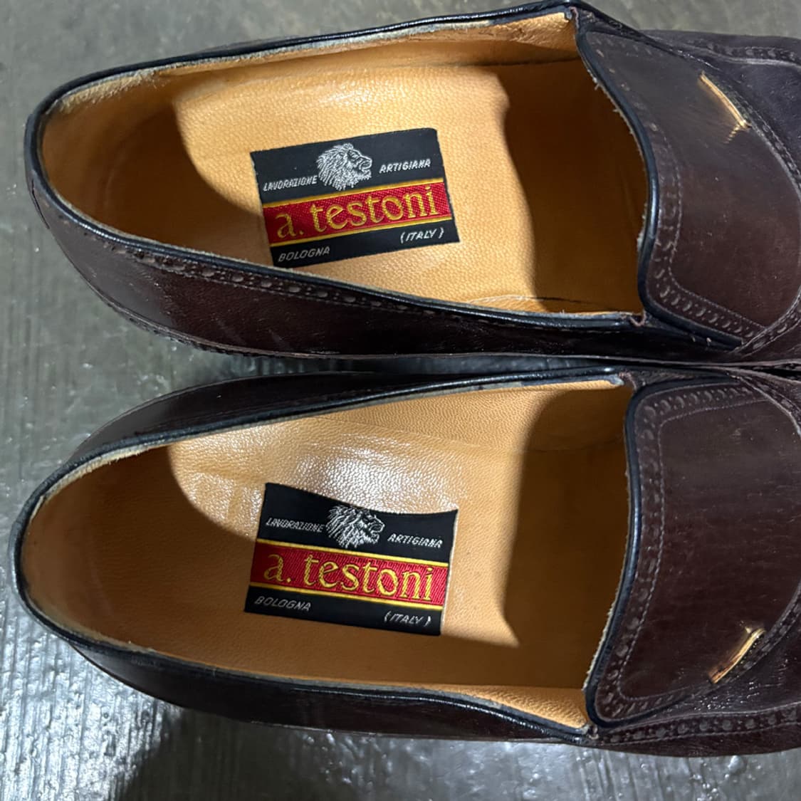 a.testoni Brown Leather Loafers 상품이미지9