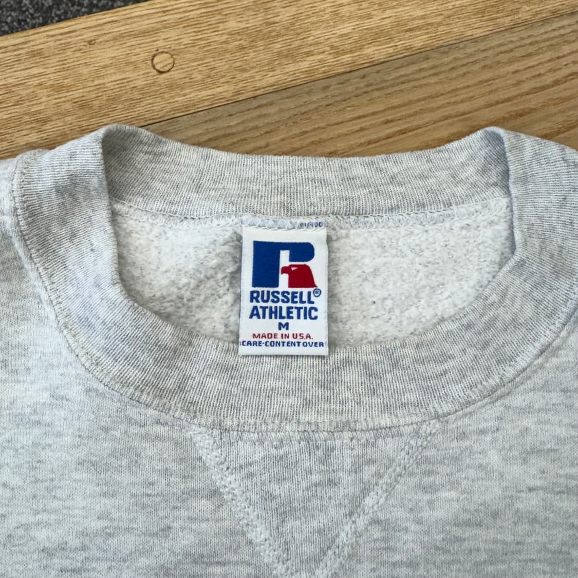 90s 러셀 빈티지 스웻셔츠 맨투맨 made in USA (M)  상품이미지5