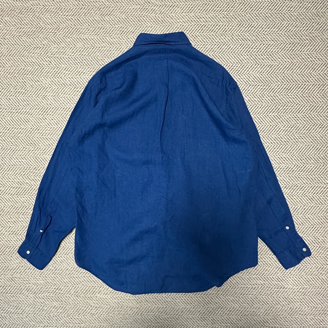 POLO RALPH LAUREN linen shirt blue 상품이미지2