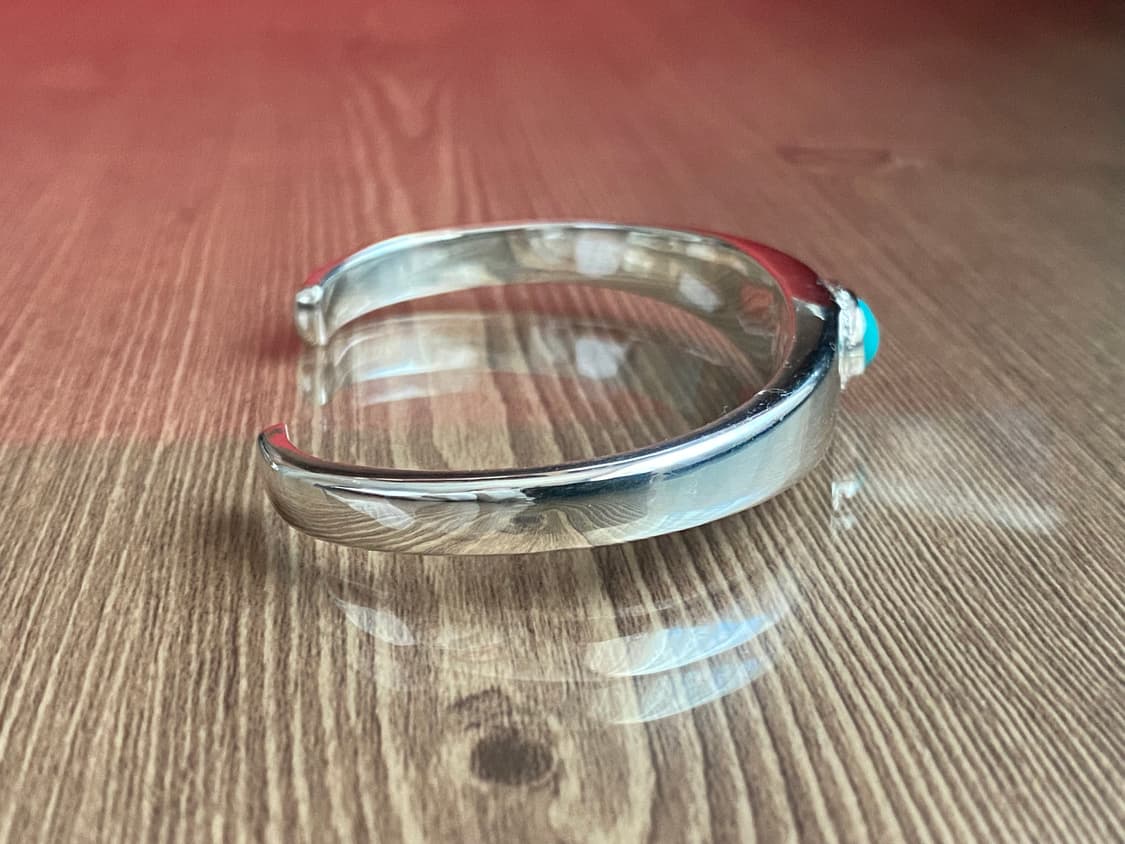 퍼스트 애로우즈 인디언주얼리 나바호 실버 은 뱅글 팔찌 새상품 상품이미지3