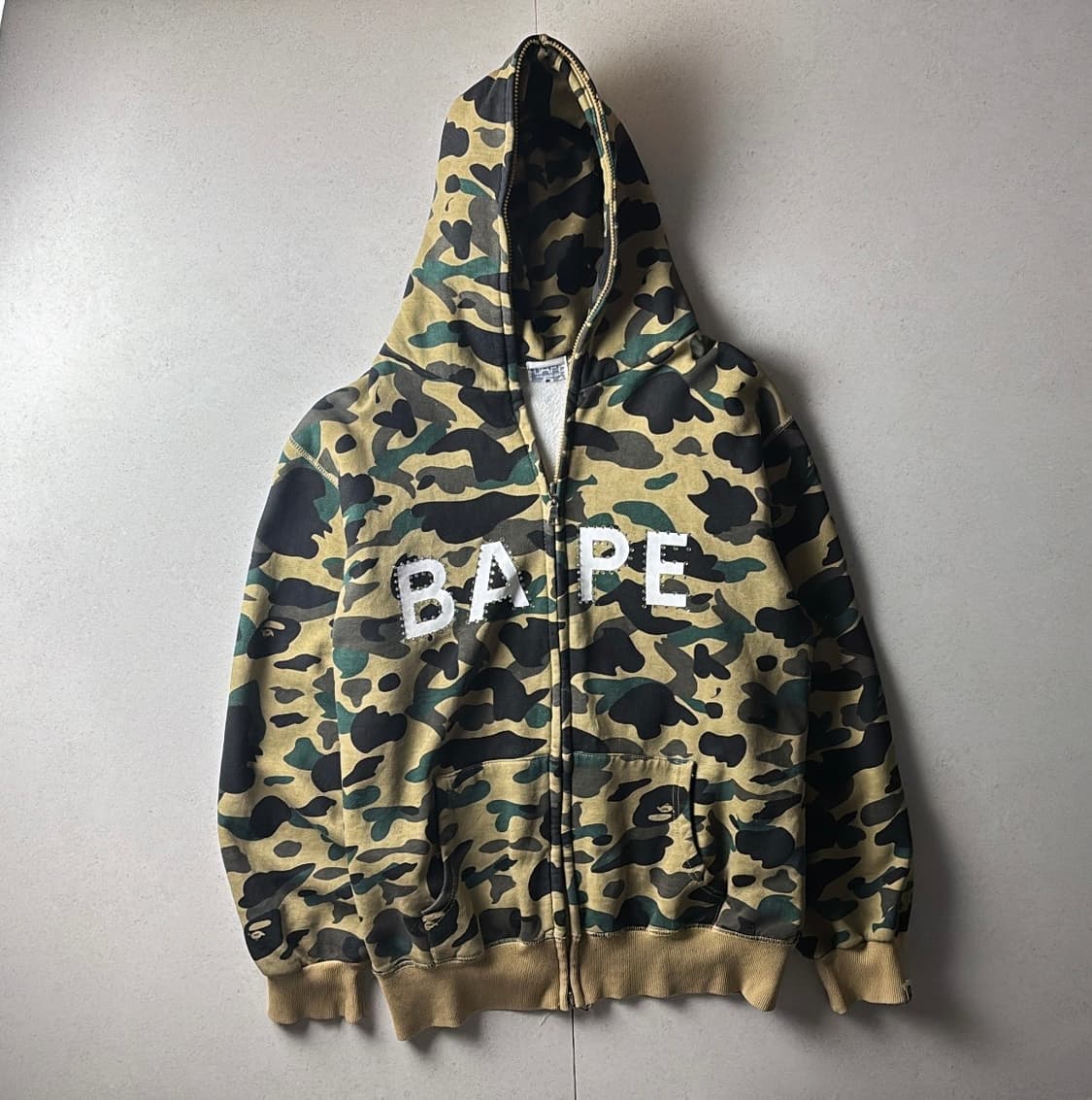 베이프 카모 비즈 후드집업 상품이미지1