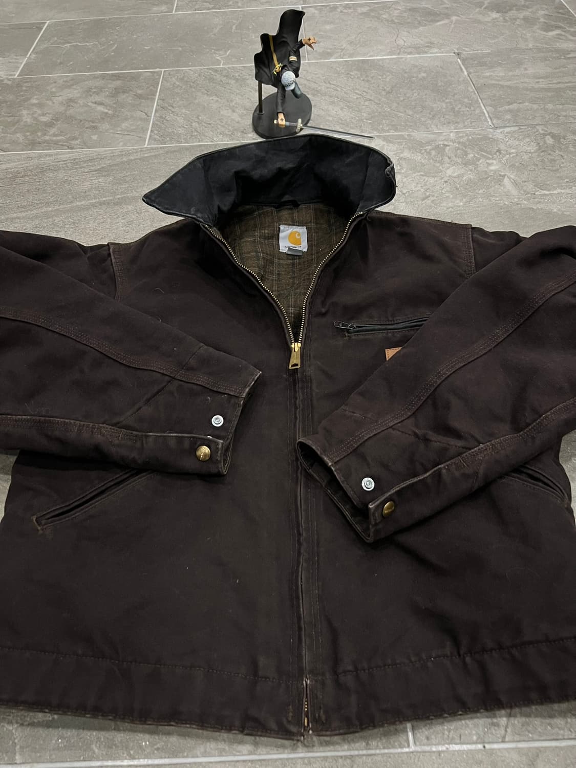 ( M) 칼하트 디트로이트 자켓 J97 DKB 다크브라운 상품이미지7