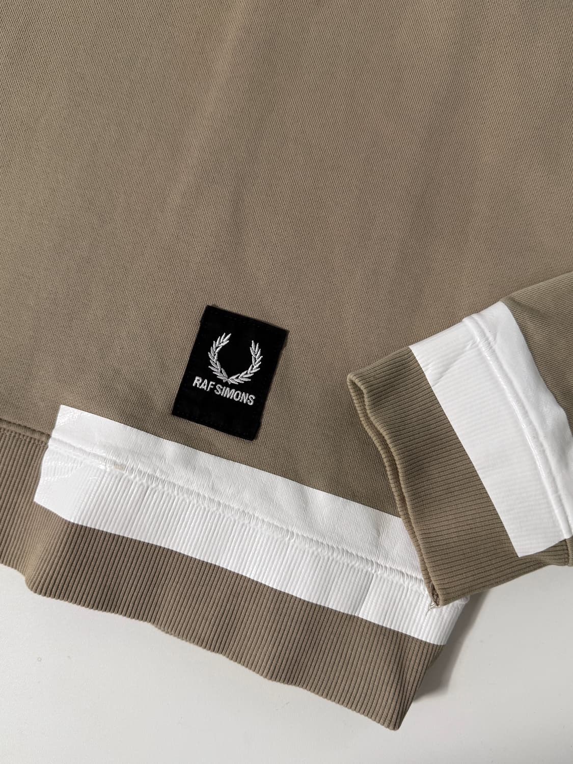 라프시몬스 x 프레드페리 루즈핏 테이프 디테일 후드 상품이미지5