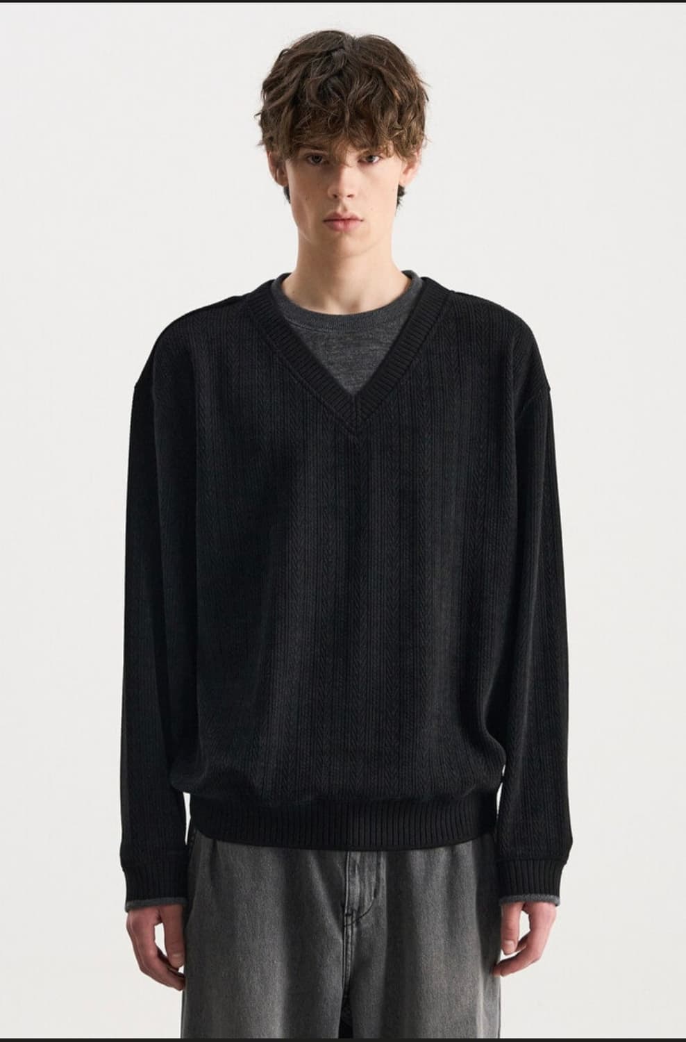 시스템옴므 레이어드 니트(변우석착용) 상품이미지1