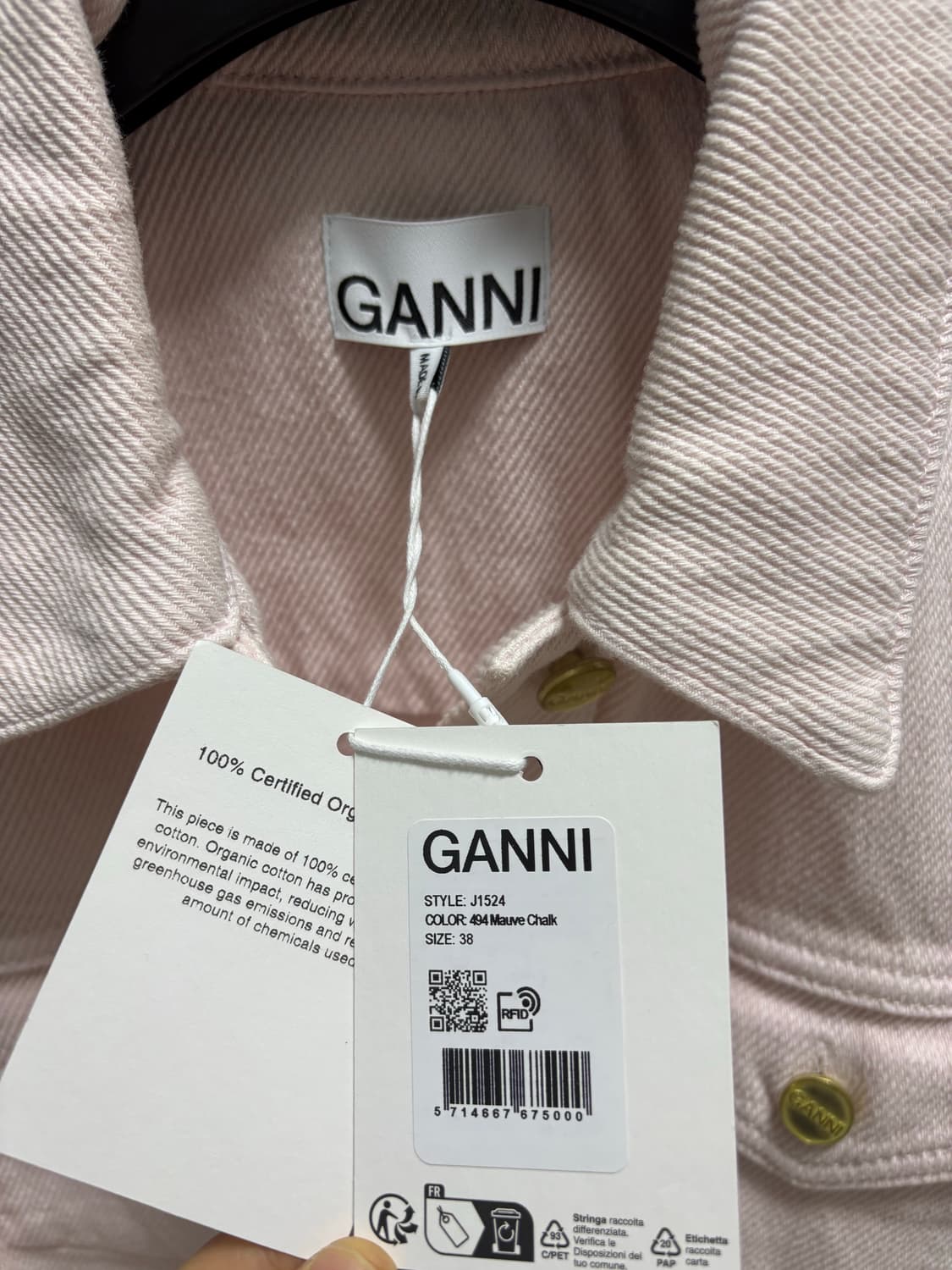 Ganni 오버사이즈 미니드레스 상품이미지4