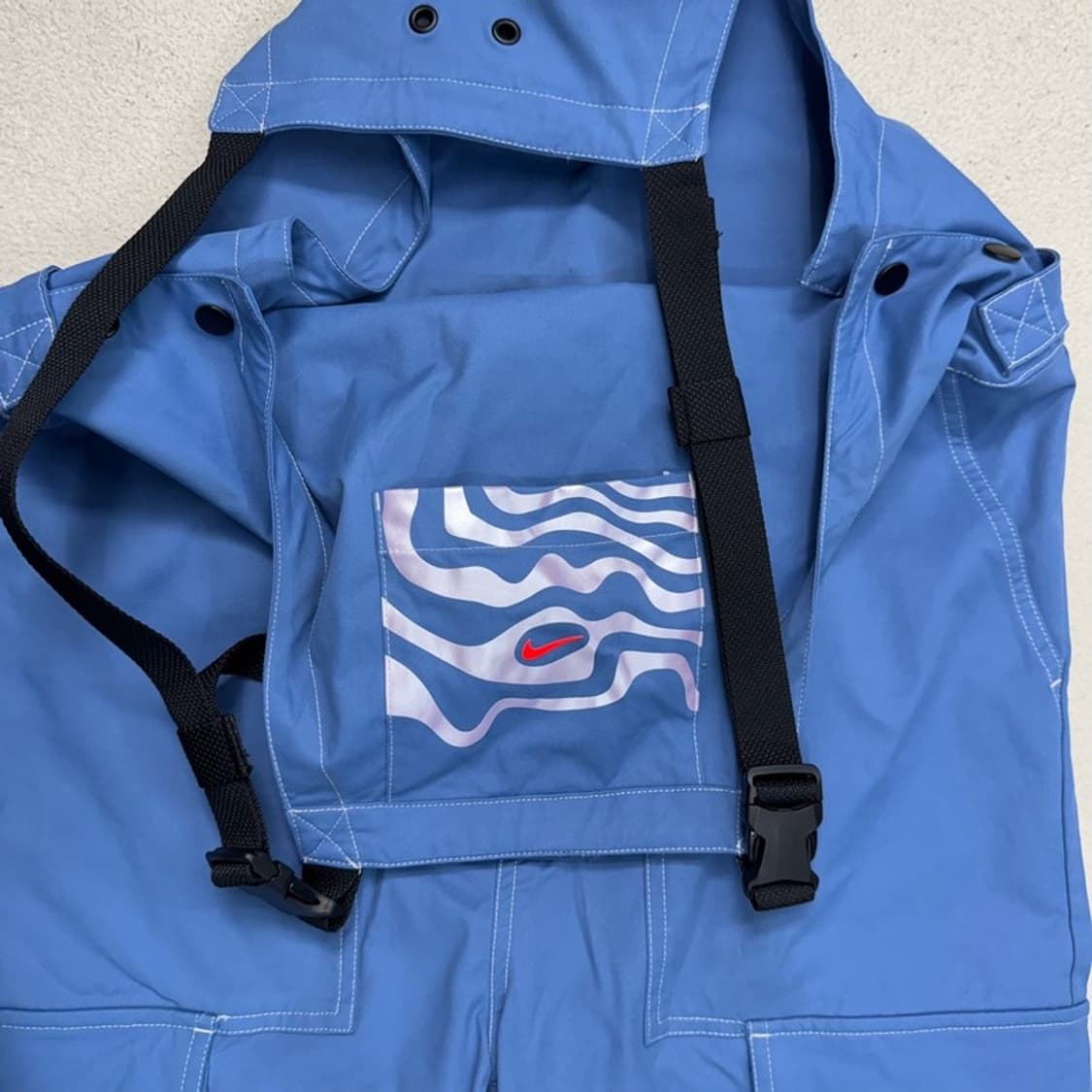 NIKE 센터 스우시 우븐 오버롤 멜빵 L 상품이미지5