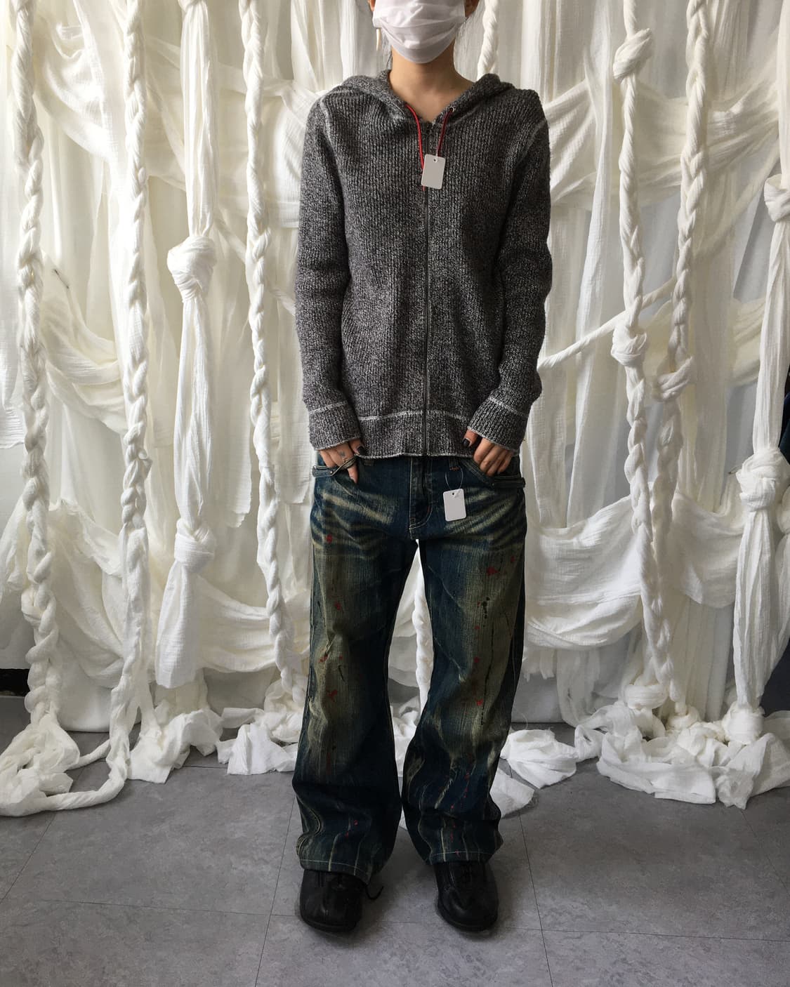 Gap ribbed hood zip up 상품이미지8