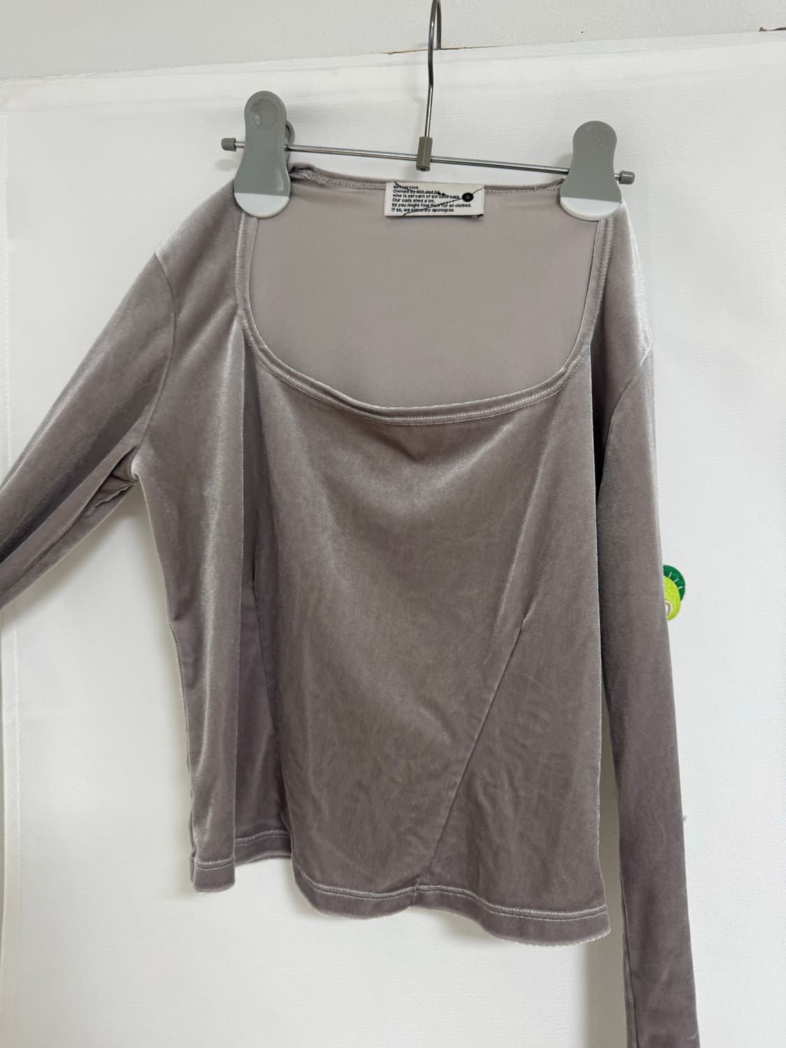 604서비스 롱슬리브 티 (실버) 상품이미지1