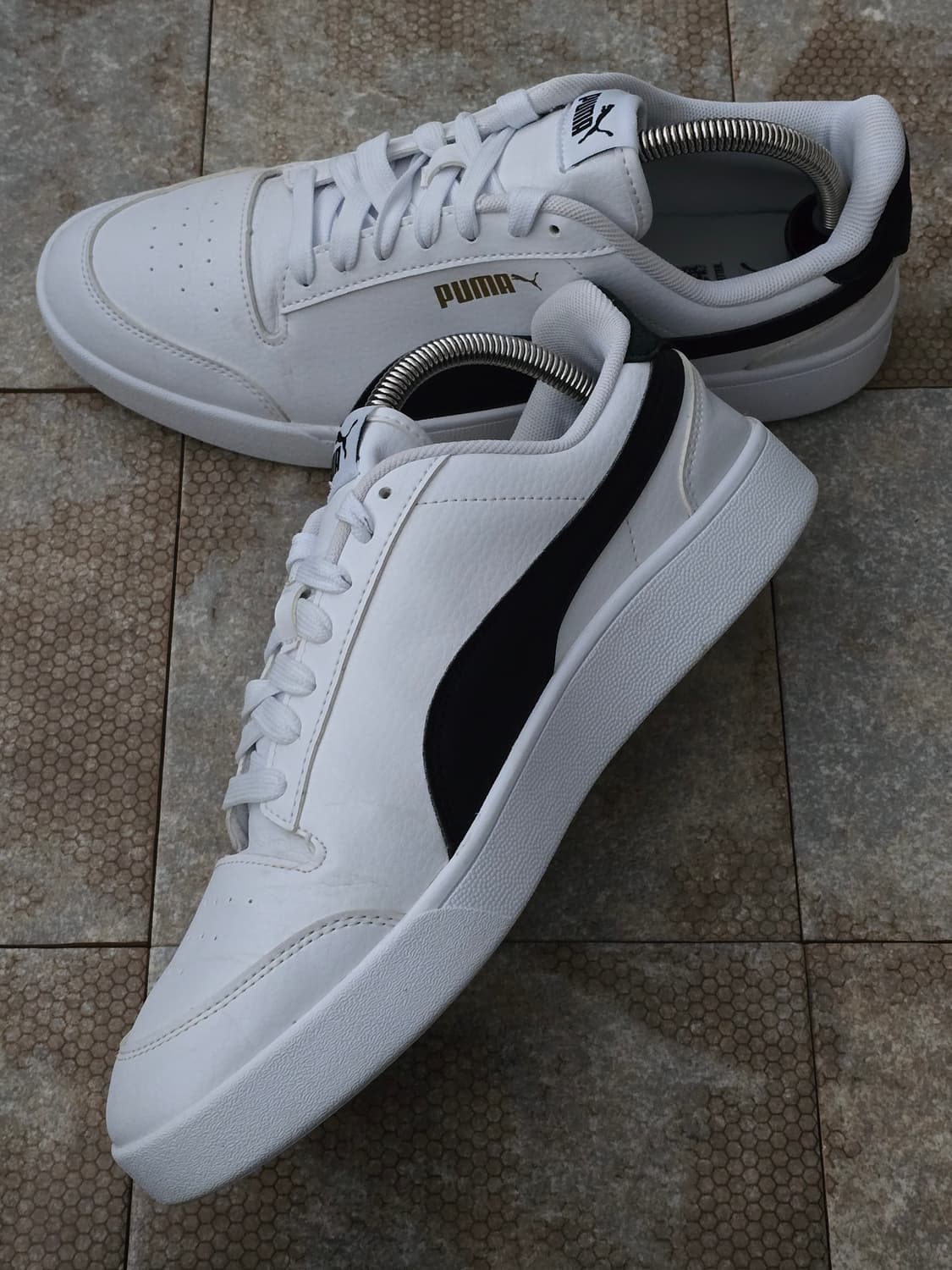 (280)푸마 셔틀 화이트 블랙 상품이미지5