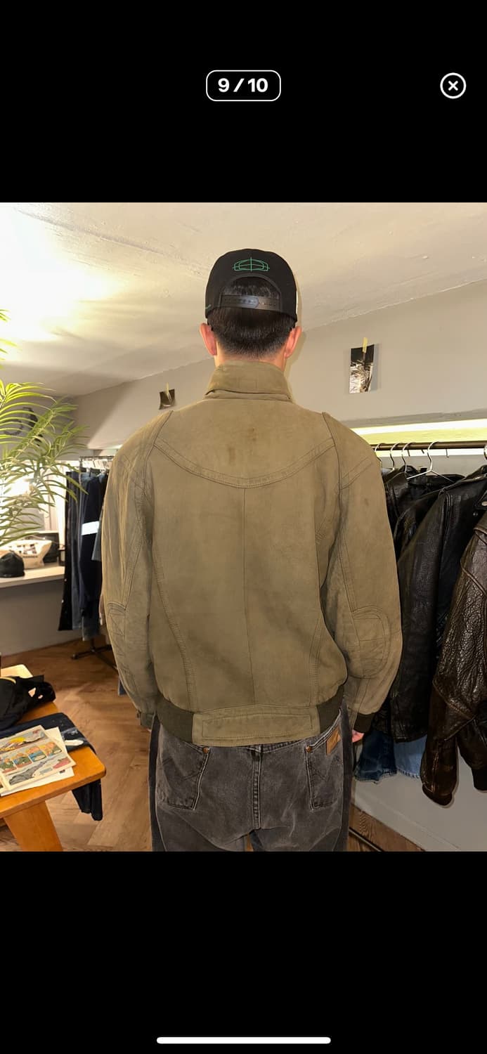 japanese vintage leather jacket 상품이미지3
