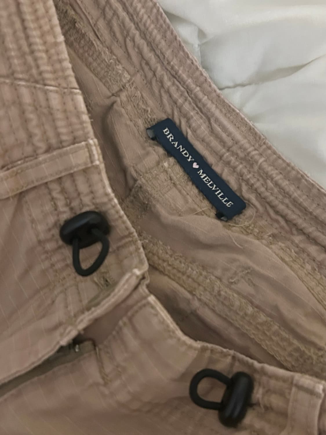브랜디멜빌 로우라이즈 베이지 킴 카고 팬츠 상품이미지4