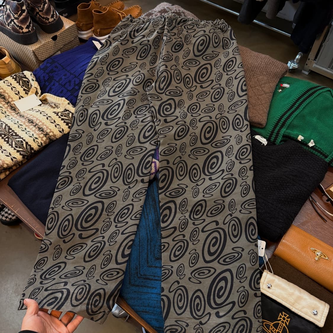 스투시 스윌리 S 비치 팬츠 XL 상품이미지3