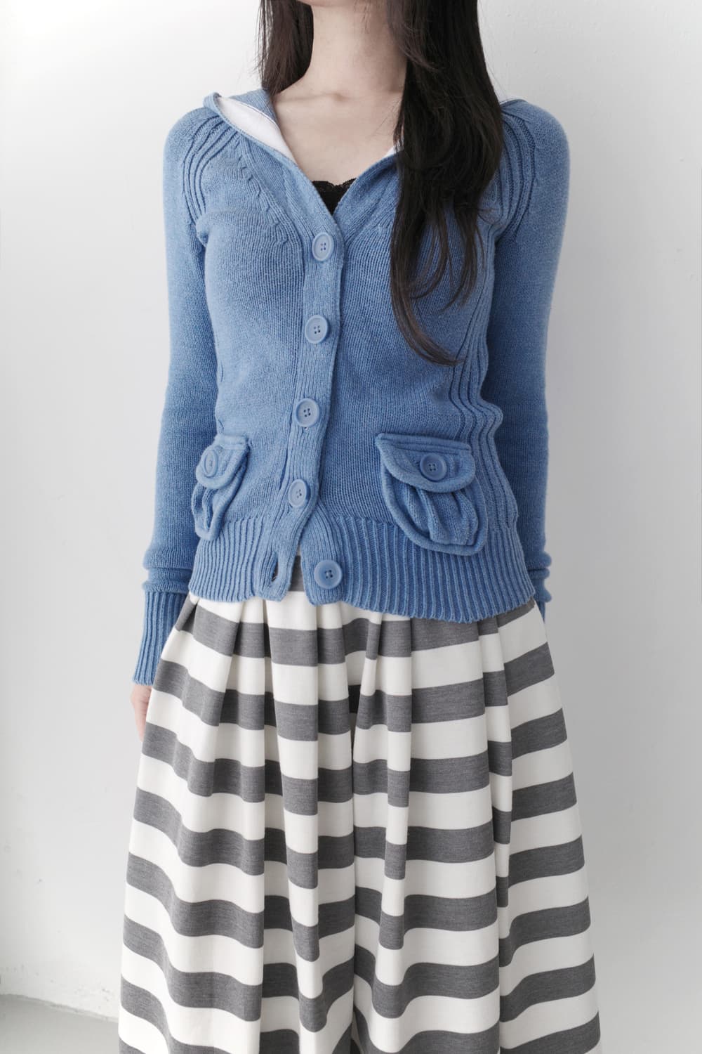 knit pocket hood cardigun 상품이미지6