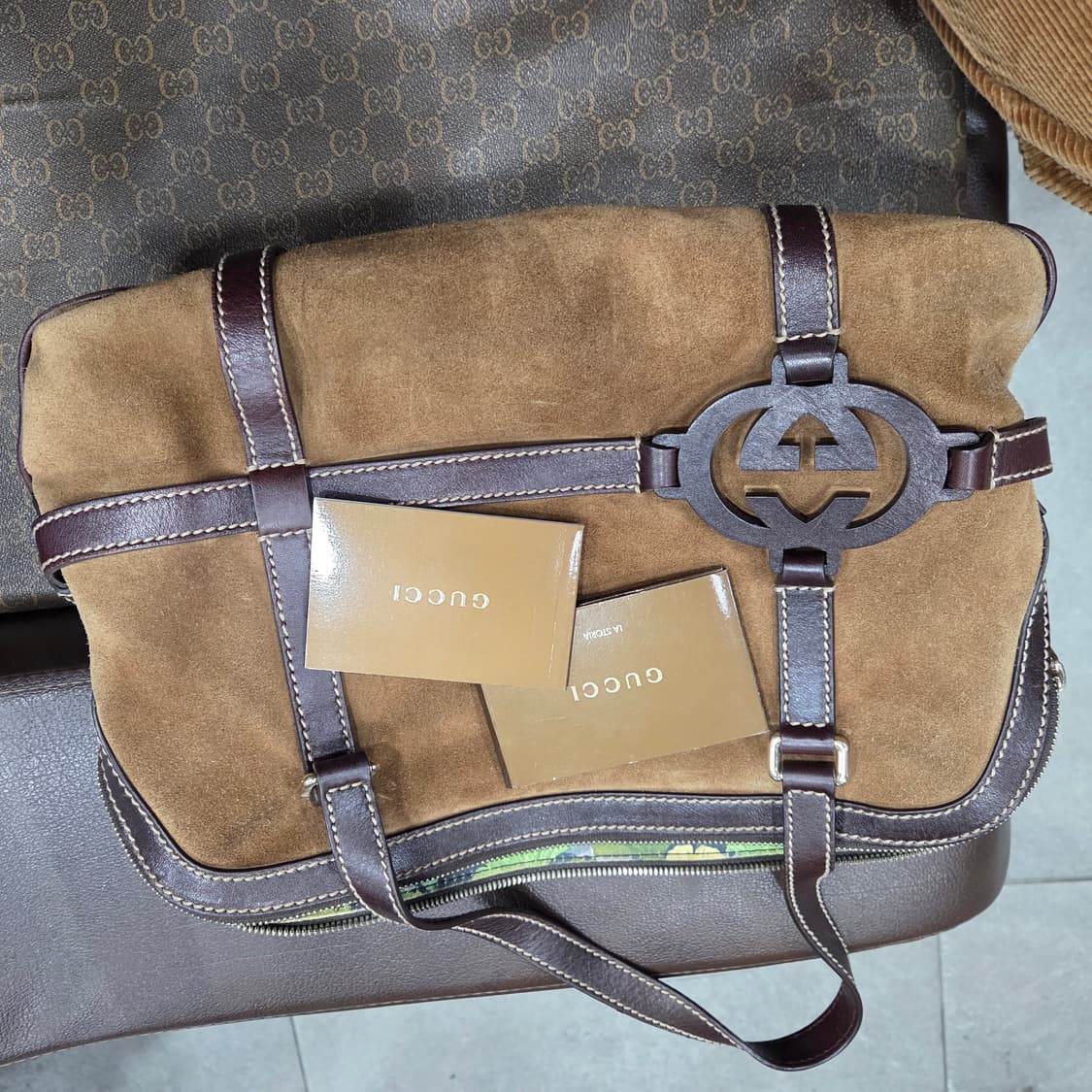 구찌 스웨이드 로얄 사첼백 상품이미지6