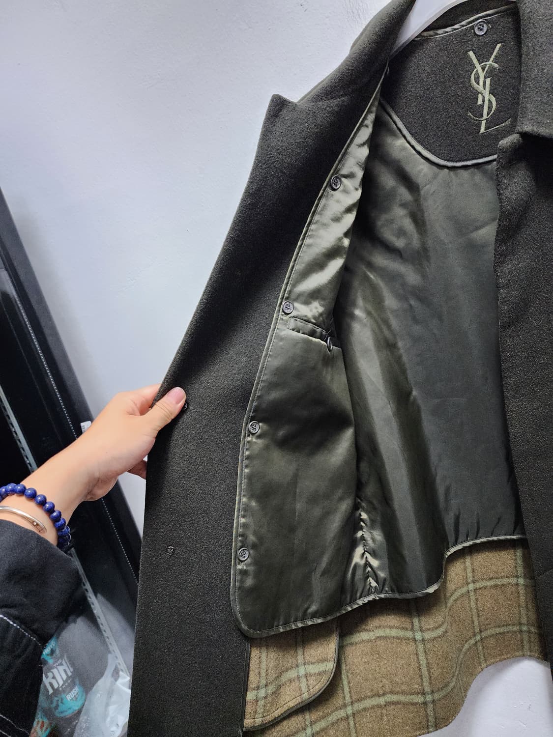 (내피포함) 입생로랑 YSL 울100 코트  상품이미지6