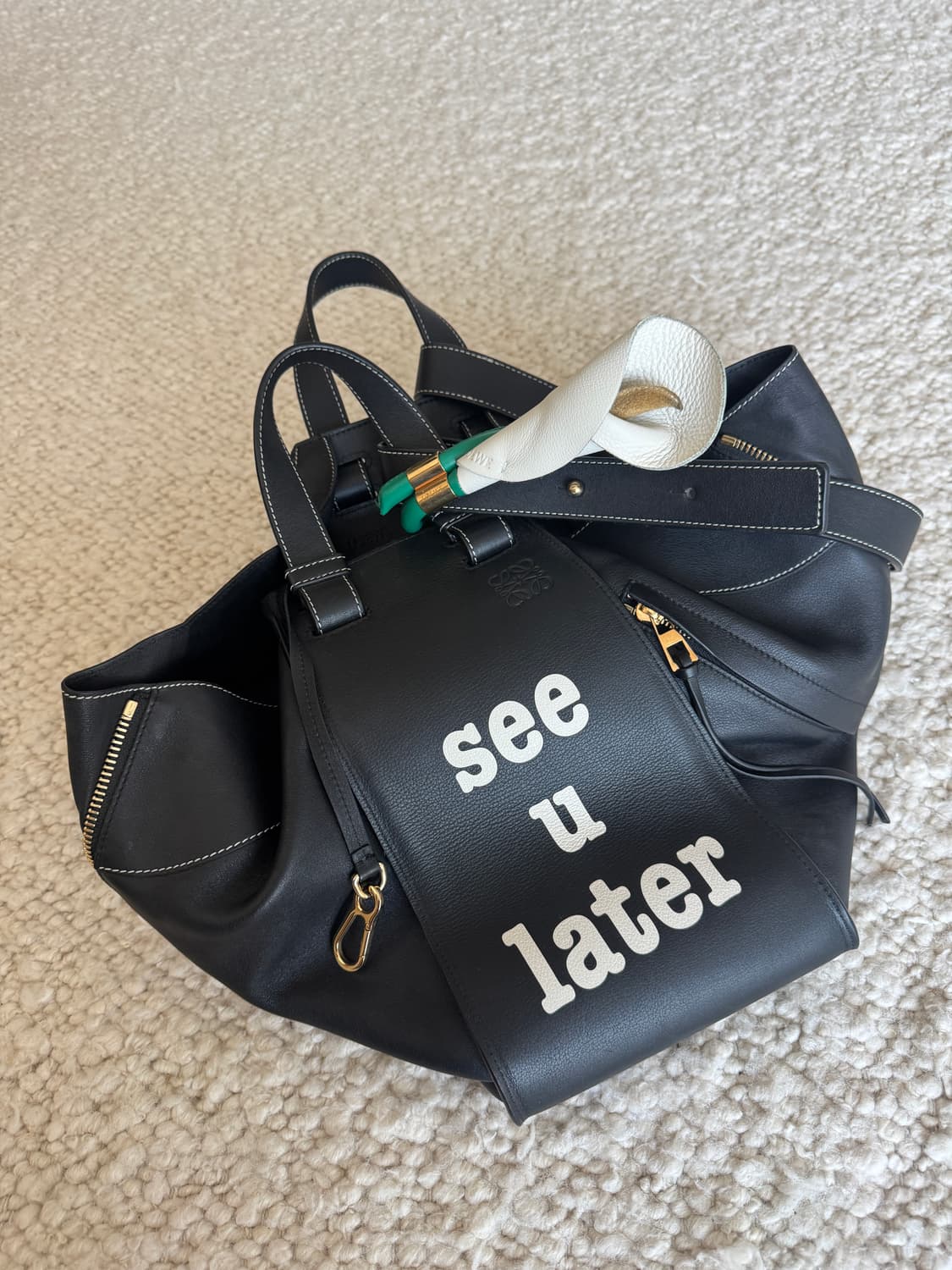 로에베 폰드 쇼퍼백 블랙 상품이미지8