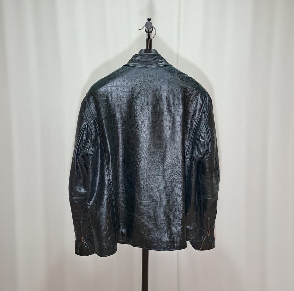 (택포) 악어패턴 양가죽 싱글자켓 110 B111 상품이미지4