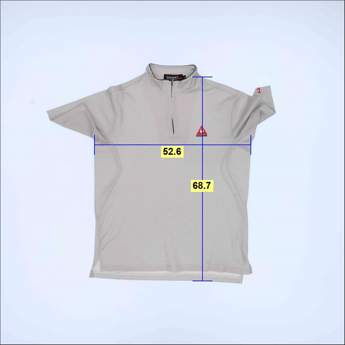 M 르꼬끄 골프 반집업 반팔티 0407M 상품이미지6