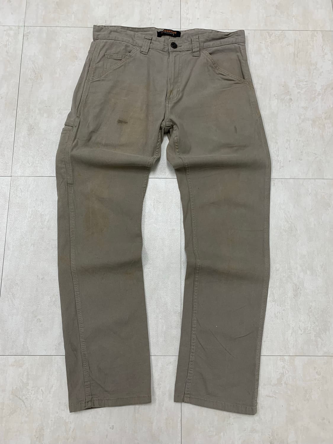 Ridgecut 그레이 코튼 팬츠 #345 상품이미지1